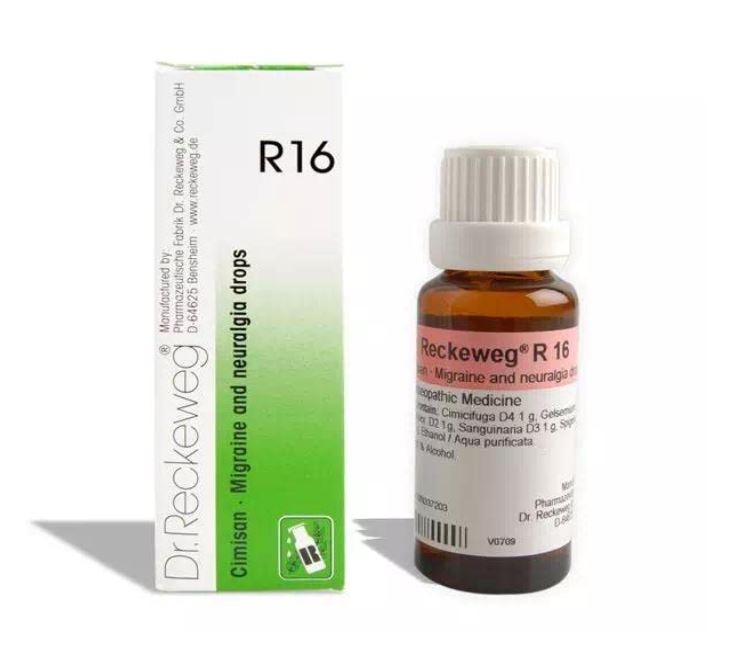 

доктор. Reckeweg R16 Краплі від мігрені та невралгії 22 мл