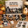 Süßes Design Halloween Perlenhund-Set Tierform Handgemachtes Perlenkunst-Set Heimdeko