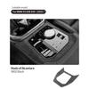Para BMW X3 G45 (2025-) Panel de Adhesivo Decorativo de Almacenamiento para Consola Central de Coche M Performance Accesorios de Tuning Interior de Alcantara