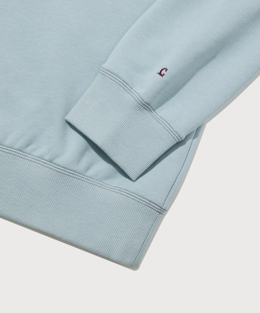COVERNAT Small Logo Sweatshirt Light Blue