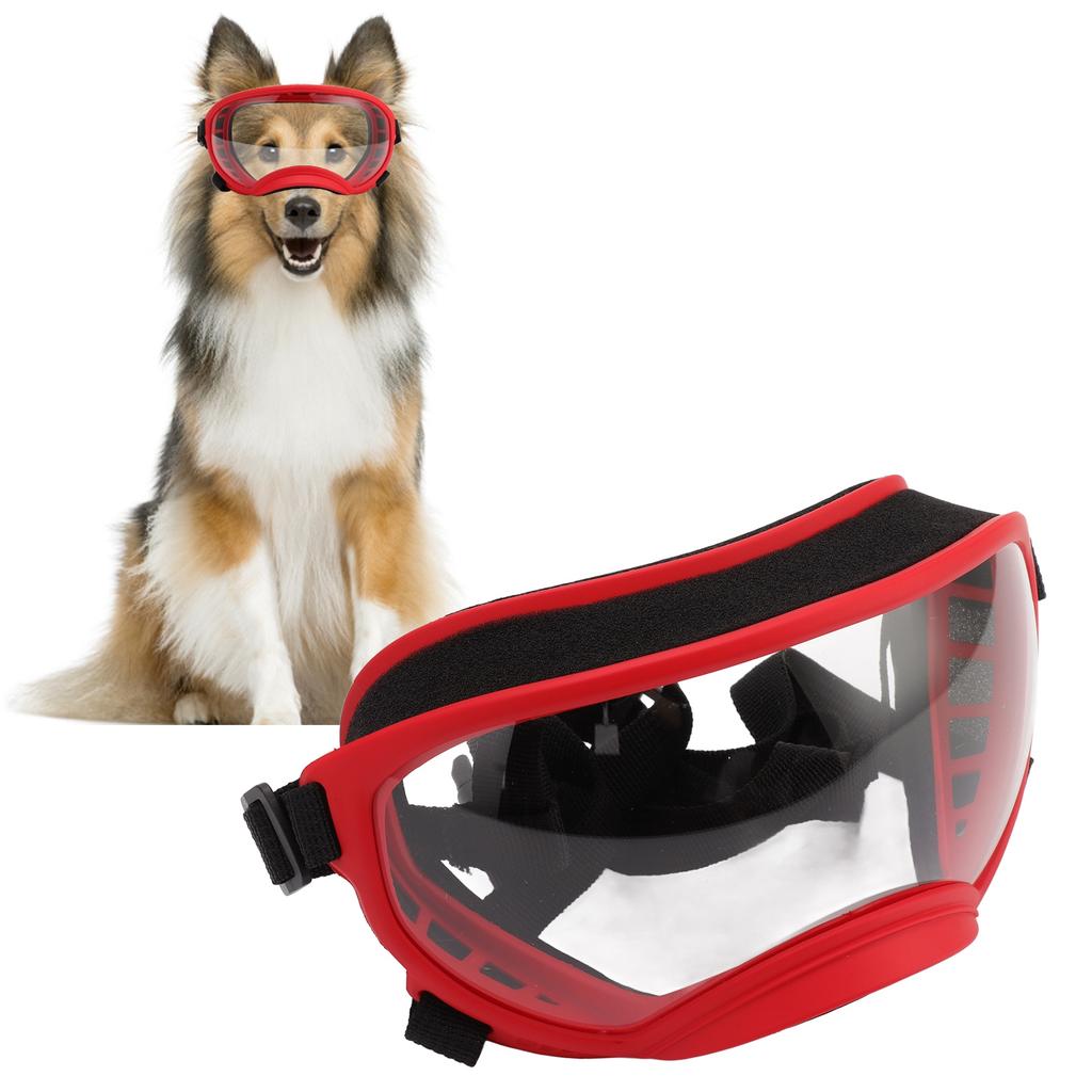 Dog Goggles Windproof Ultraviolet Proof Dustproof Strap Dog Sunglasses for Large Breed