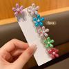 6 Colorful Small Flower Hair Clips with Sweet Wind Hair Claws Suitable for Daily Use As Hair Accessories