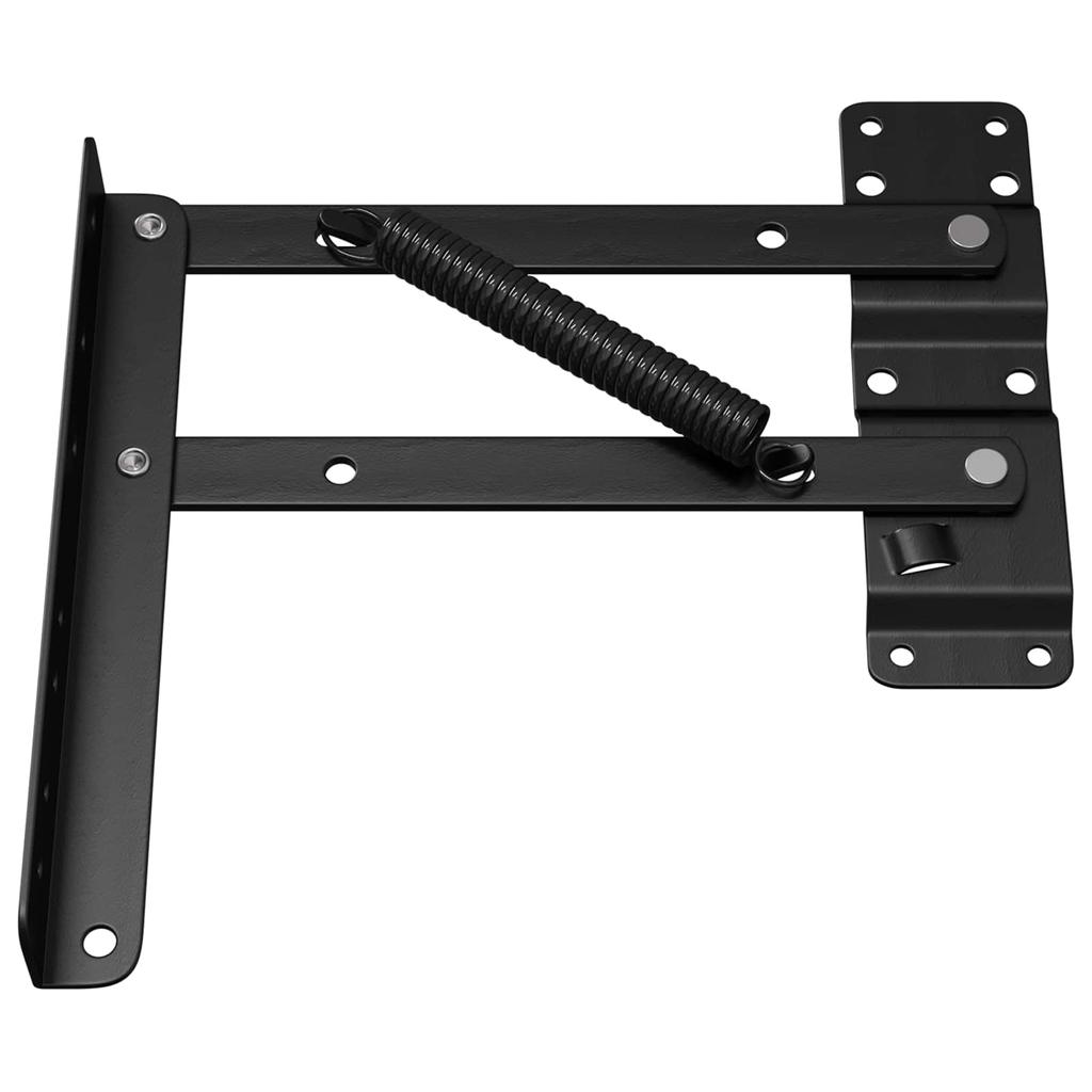Bed Lift Mechanism 2 Pcs Black 340 X 95 X 40 Mm Iron