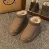 Winter cotton boots women's 2025 new retro casual versatile short boots warm foreign thick-soled velvet snow boots