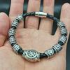 Norse Runes Bracelet Vikingo 13Pcs Runes Beads Vegvisir Compass Amulet Viking Bracelet Slavic Accessorier