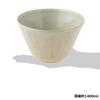 Marui Pottery Shigaraki Ware Hechimon Donburi Capacity White Glass Bowl, approx. 1400ml, Finish, MR-3-4614