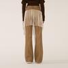 Soltipebeul Net Fringe Slacks [Camel]