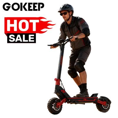 GOKEEP F5 Terénní elektrokoloběžka, 1000W 52V20AH Městská elektrokoloběžka, Max. rychlost 50 km/h, Dvojité kotoučové brzdy, 11" Elektrická koloběžka pro terén s odemykáním NFC