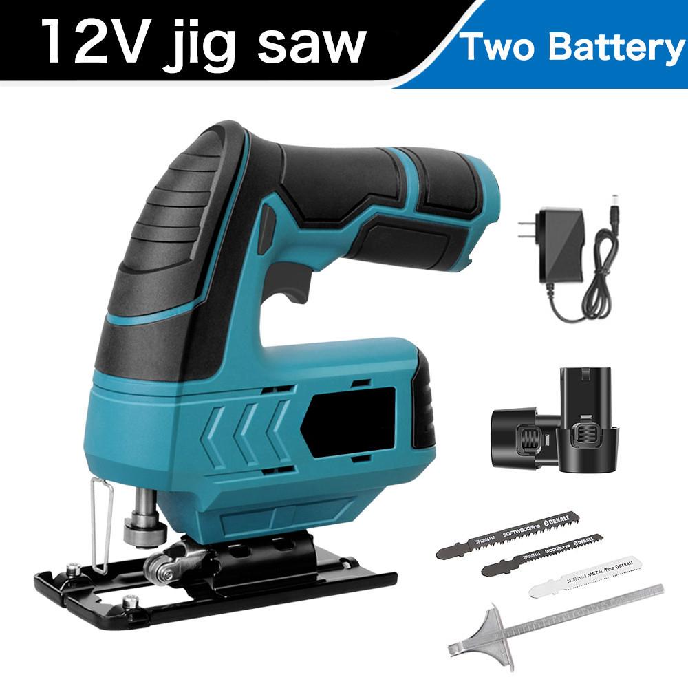 

45 Degree Tilt Electric Angle Jigsaw Portable Multi-Function Woodworking Power Tool Small Rechargeable Cutting Machine