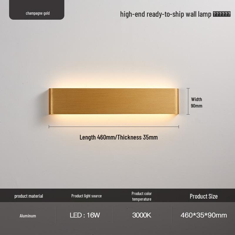 Nordic Minimalist Wall Sconce for Living Room & Bedroom
