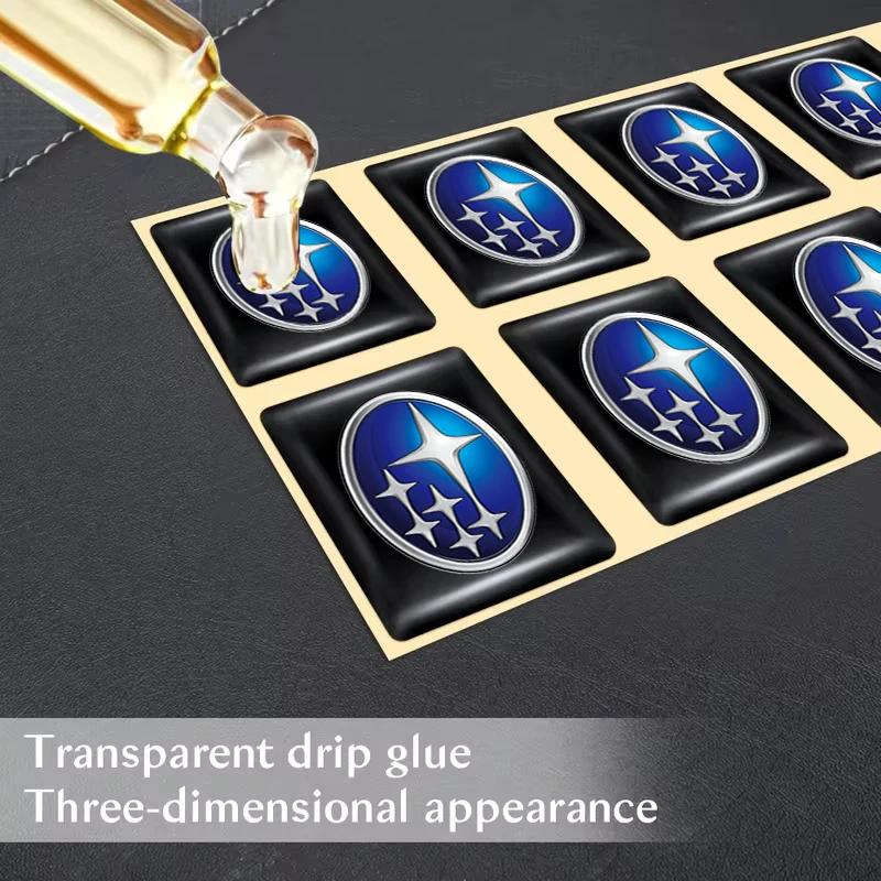 Subaru Car Interior Stickers Window Lift Button Steering Wheel Badge Decoration For Smart Legacy XV Impreza Outback Forester BRZ WW111