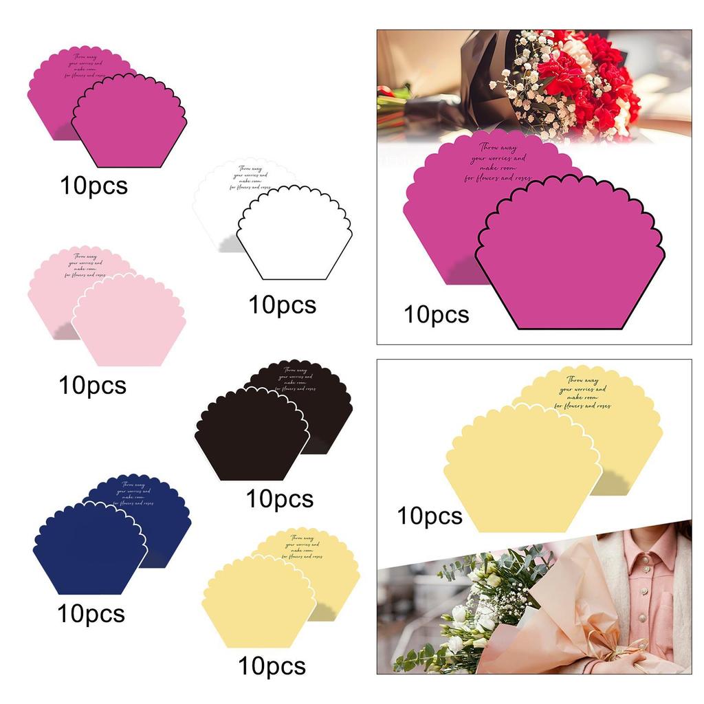 20 Sheets Flower Wrapping Papers Gift Packaging Paper Packaging Paper for Anniversary Ceremony Graduation Valentine's Day Party