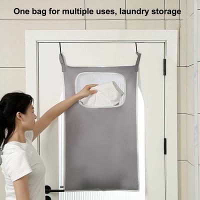 Door Hanging Laundry Basket Wall Mounted Dirty Clothes Storage Box Household Sundries Storage Bag Storage Bag