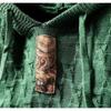 Johnature Damen Winterpullover mit Kordelzug und Kapuze, lässig, mit langen Ärmeln, lockerer Pullover im Vintage-Stil, Farbblockierung