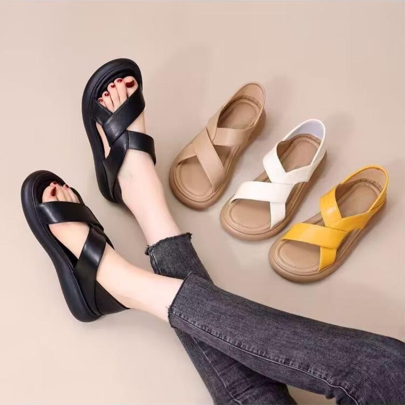 Flat-soled Sandals Summer New Fairy Wind Non-slip Soft-soled Beach Shoes