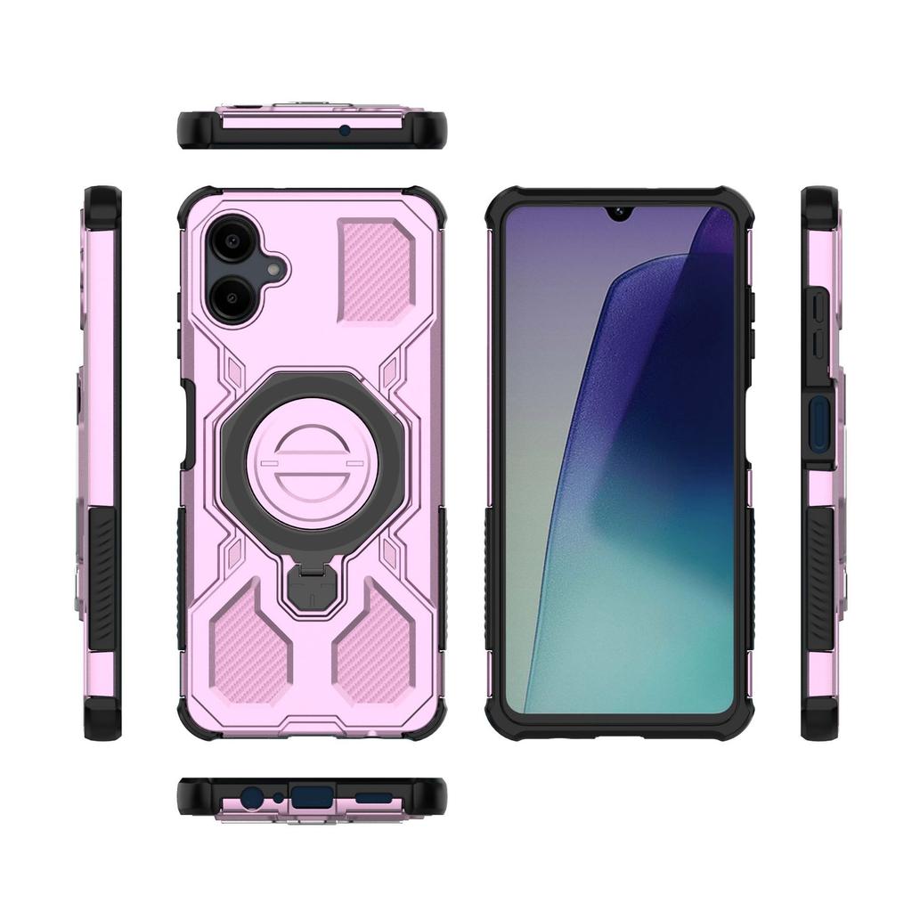 Samsung Galaxy A06 4G Magnetische Hülle 360° Drehbar Militärstandard Sturzsicher Handyhülle für Samsung Galaxy A06 4G