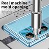 For Samsung Galaxy Z Fold7 5G Case Hinge Protection PU+PC Phone Cover with Tempered Glass Film/Stylus