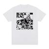 Black Flag Rocková kapela Vintage Punkové letní tričko Bavlna Pánské tričko Nové TEE Tričko Dámské topy