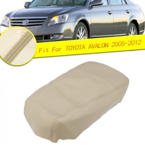 Console Lid Center Armrest Cover Microfiber Leather For TOYOTA AVALON 2005-2012
