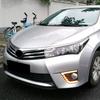 Car LED DRL Daytime Running Light For Toyota Corolla Altis 2014 2015 2016 2017 with Flowing Turn Signal Light Fog Lamp cover