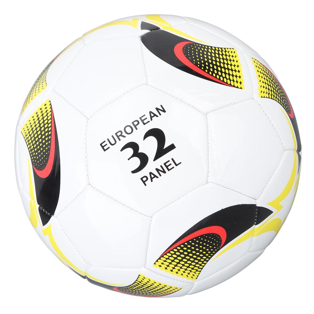 Size 5 Soccer Ball PVC Corn Pattern Elastic Soccer Ball Gift for Practice Game Kids Adults White