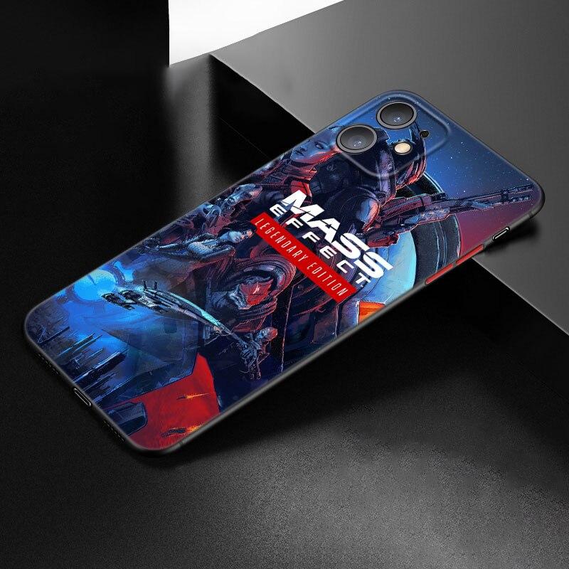 

Чохол для телефону N7 Mass Effect для Apple iPhone 12 13 Mini 11 Pro Max XR X XS MAX 8 7 6S 6 Plus SE 5S 5 2020 М яка TPU Чорна Кришка iPhone 13 Mini