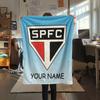 Custom Name SPFC Flannel Blanket, High quality Comfortable for All Seasons, Home Decor, Warmth and Comfort