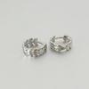 Stylish Olive Branch Leaf Hoop Earrings