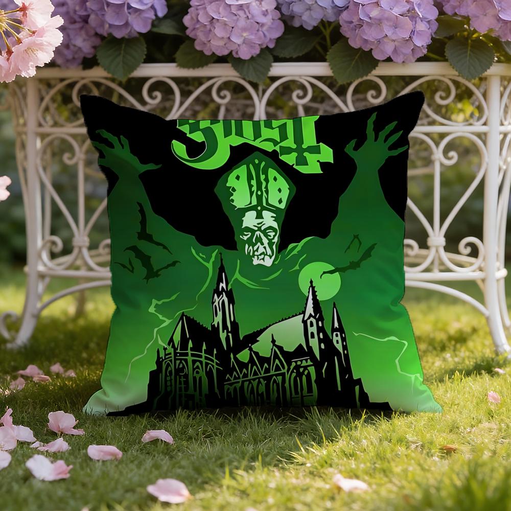 Band G-Ghost Cushion Cover Home & Car Dual-Scene Pillow Cover: Reversible for Premium Comfort