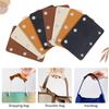 PU Suitcase Grip Solid Color Anti-shock Design Leather Handle Cover Soft Shoulder Strap Pad Grip Cover Bag Accessories