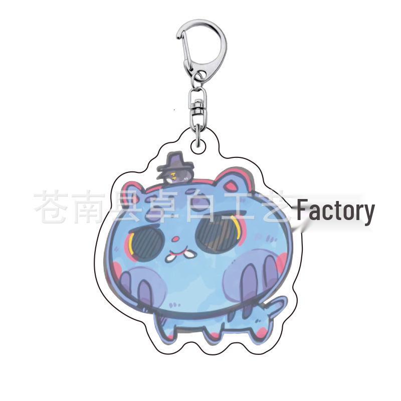 Kpop Demon Hunter Girl Group Keychain: Lumi, Zoe, Mira & Qin Yu Cute Acrylic Schoolbag Pendant