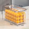 Refrigerator Storage Food Container Fresh Vegetable Fruit Boxes Drain Basket Storage Containers Pantry Kitchen Organizer