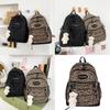 Original Japanese Harajuku Style Retro Leopard Print Student Backpack Korean Version Ulzzang Versatile Large Capacity