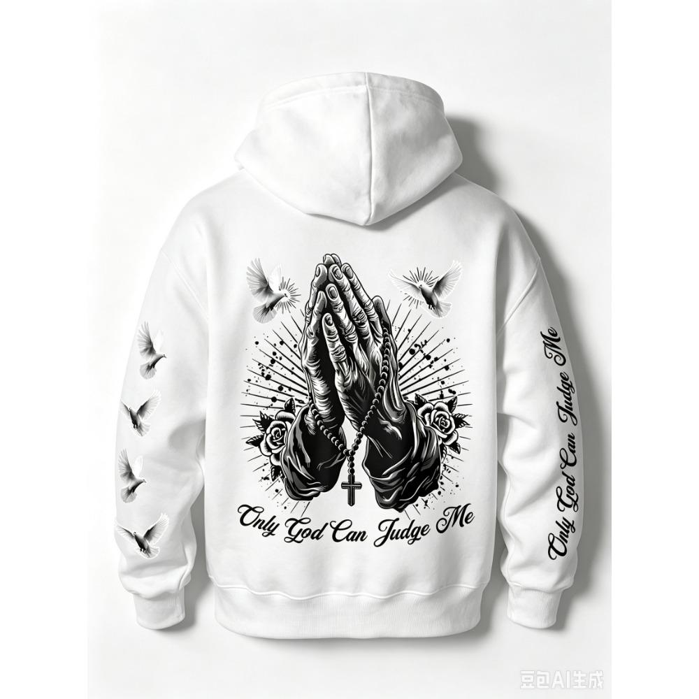 Men's Ride Or Die Hoodie Biker Motorcycle Graphic Back Sleeve Print Oversized Pullover Sweatshirt