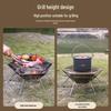 Miss Yizi Portable Stainless Steel BBQ Grill Wood Stove