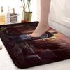Jagermeisters logo Bathroom Mat INS Style Soft Bedroom Floor House Laundry Room Mat Anti-skid Welcome Doormat