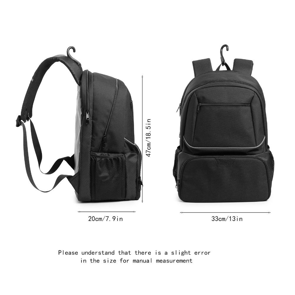 Zipper Closure Pickleball Rackets Backpack Tennis Racket Carrying Bag  For Men Women Sports