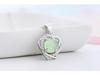 Women's Rose Quartz Clavicle Necklace - Japanese & Korean Fashion Pendant, Valentine's Day Gift