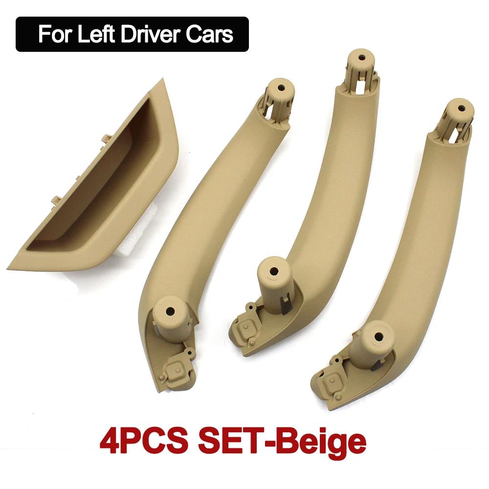 LHD Car Interior Front Left Driver Door Armrest Panel Cover Door Inner Handle Pull Trim For BMW X3 X4 F25 F26 2010-2016
