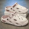 Men's Summer Closed-Toe Breathable Beach Sandals - Soft Sole Outdoor Slippers