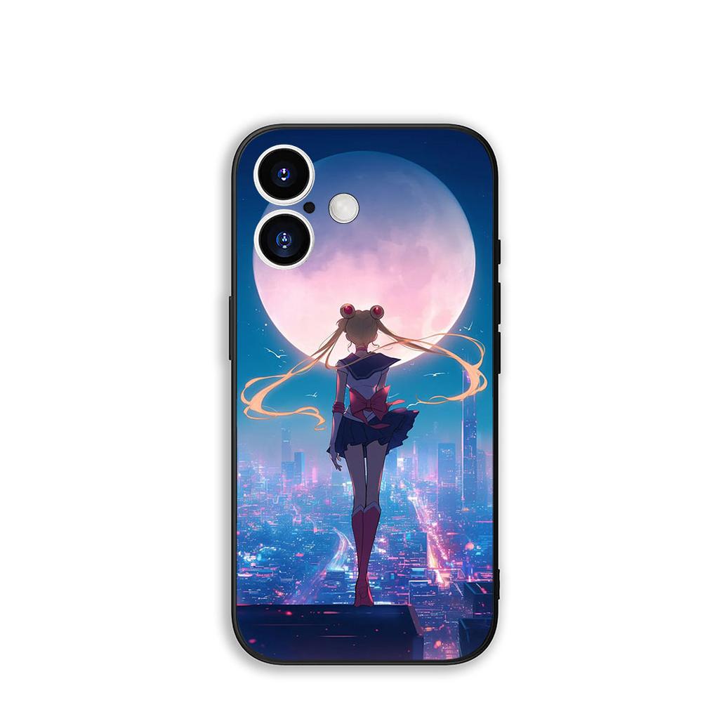 for Motorola Moto G04 G13 G14 G22 G23 G20 G32 G34 G35 G64 G82 G84 G53 G60 G72 E14 E15 E13 Case Cat Sailors Beautiful Girl Moon