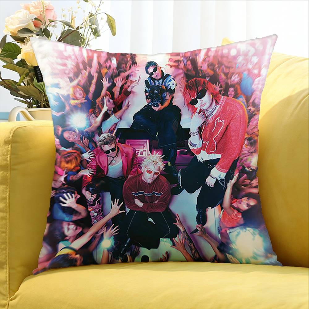 5 SSeconds of Summers 5SOS World Various Sizes Square Pillow Case For Car Home Bedchamber Decor