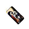 Nightmare Before Christmas PU Long Zip Wallet for Women Single Zipper Clutch Cosmetic Bag Jack Skellington Print 3pcs
