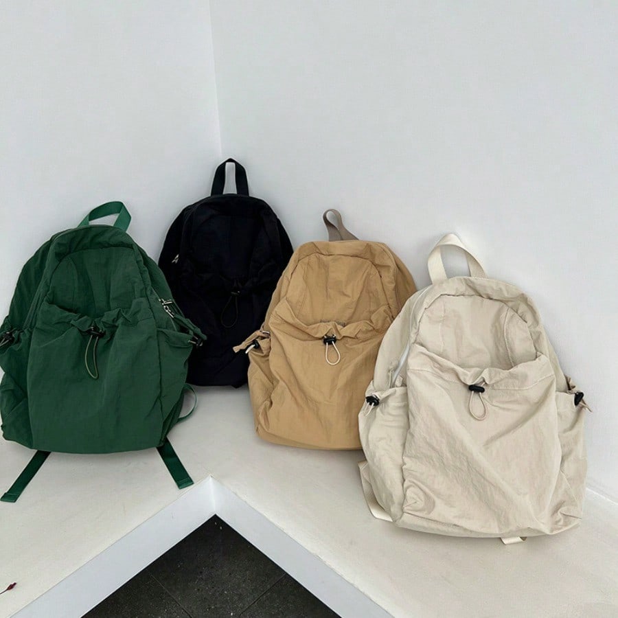 Large Capacity Backpack Lightweight Leisure Commuter Backpack Student School Bag