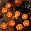 Flexible Bendable Wire Lights 10FT LED Chrysanthemum String Light, Battery Operated Artificial Marigold Garland Seasonal Festival Embellishments Fairy