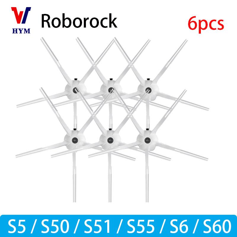 

Для Roborock S5 S50 S51 S55 S6 S60 S6 Pure Аксессуары для пылесоса HEPA-фильтр Ткань для швабры Боковая Основная щетка Запасные части