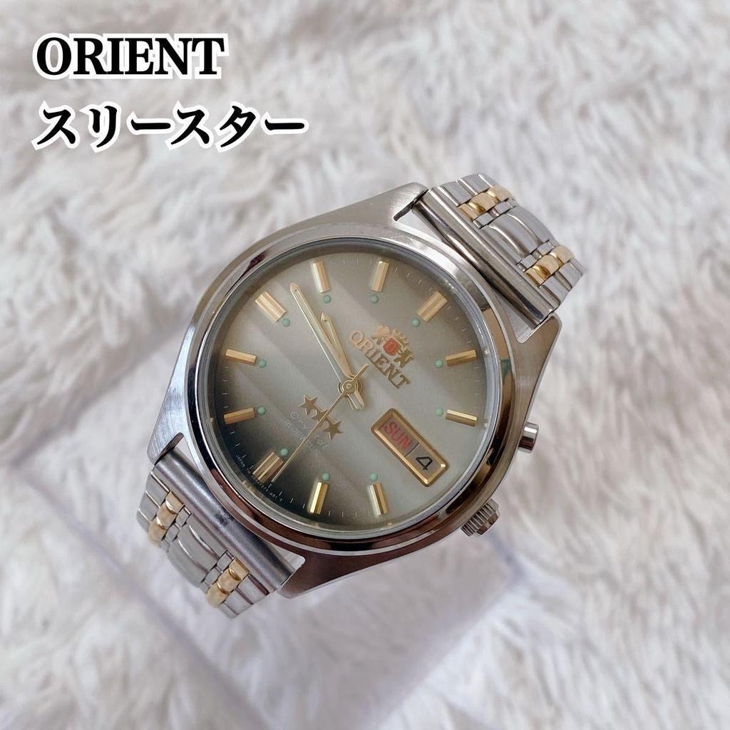 Used Good Condition Working Item ORIENT Orient Watch Automatic Winding Three Star