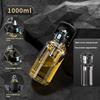 Outdoor Large Capacity Sports High Temperature Resistant Transparent Glass Portable Portable Tea Separation Cup