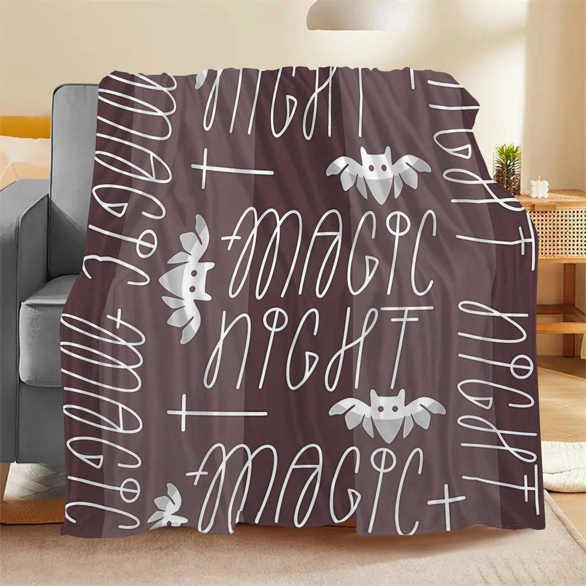 

Soft and comfortable wool blanket, suitable for all seasons, ideal for sofa, bed, travel, birthday party, office nap. 100x150cm