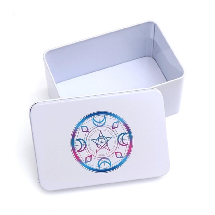 Portable Metal Playings Card Box Money Coin Carry Box Candy Case Business Tarots Storage Box For Home Use